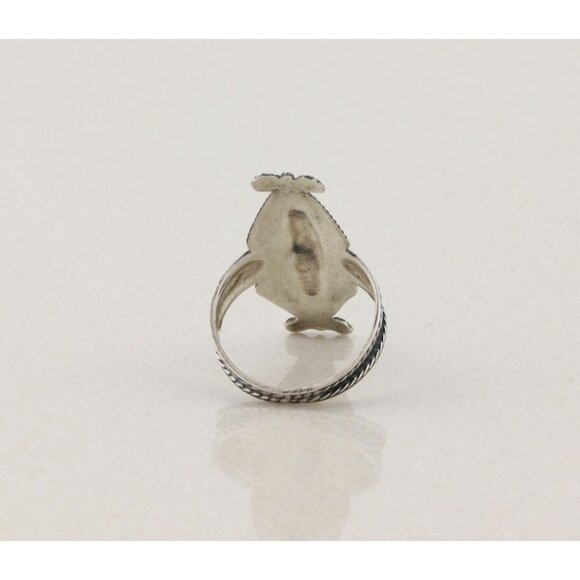 Sterling Silver Ring Swirl Rope Design Size 10 - Picture 7 of 7